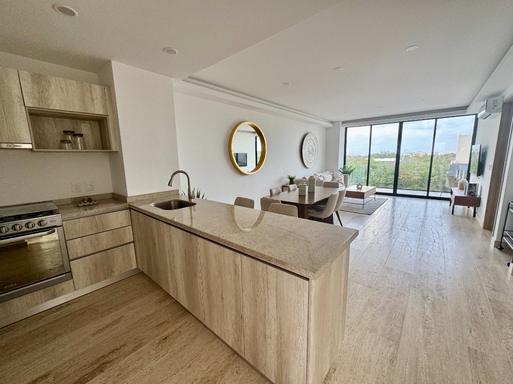 Cocina y Sala Amplia